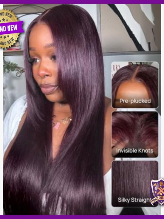 Human Hair Glueless Wig Pre Plucked Bleached Knots 13x4 Lace 18 Inch main image 6